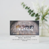 実在不動産ワイン紹介 案内ポストカード (スタンド正面)
