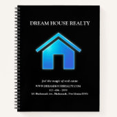 実在不動産不動産仲介業者促進マーケティング ノートブック (正面)