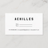 実在不動産不動産仲介業者名刺 名刺 (裏面)