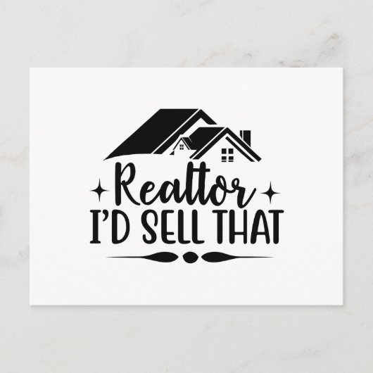 実在不動産不動産仲介業者葉書 ポストカード (正面)