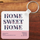 実在不動産不動産仲介業者買い手クローズ贈答品 キーホルダー (裏面)