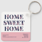 実在不動産不動産仲介業者買い手クローズ贈答品 キーホルダー (裏面)