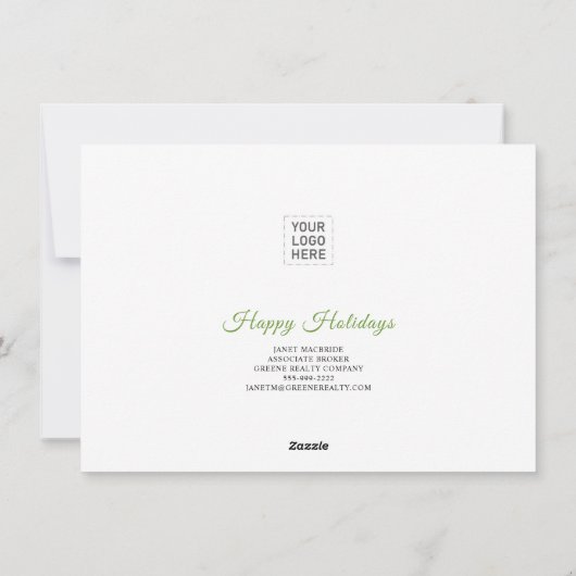 実在不動産不動産仲介業者54フォトコラージュ シーズンカード (裏面)