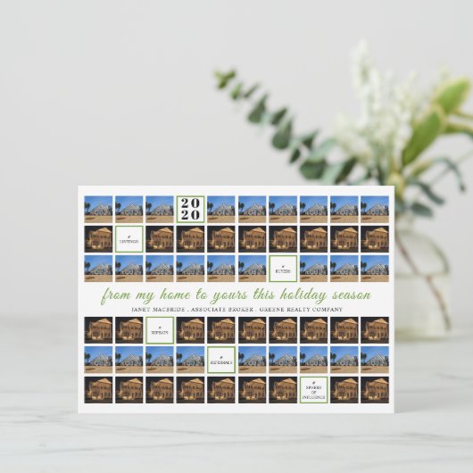 実在不動産不動産仲介業者54フォトコラージュ シーズンカード (スタンド正面)