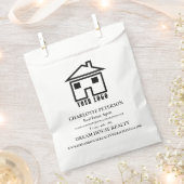 実在不動産代理商の広告プロモーション フェイバーバッグ (クリップ留めされた状態)