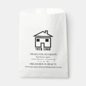 実在不動産代理商の広告プロモーション フェイバーバッグ (正面)