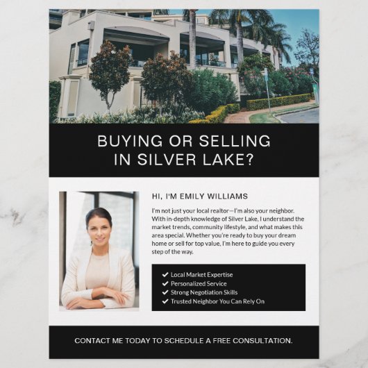 実在不動産代理店仲介不動産仲介業者マーケティングチラシ チラシ (正面)