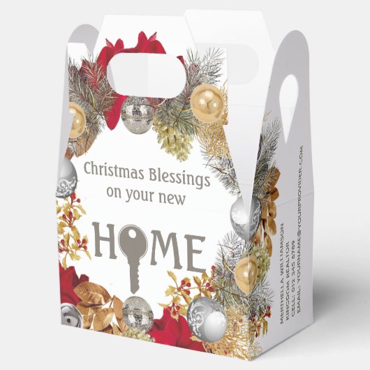 実在不動産代理店閉店クリスマス フェイバーボックス (オープン)