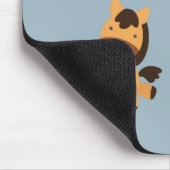 実在不動産代行者贈り物ダビング一角馬 マウスパッド (コーナー)