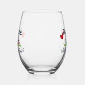 実在不動産仲介業者すごい英雄 ステムなしワイングラス (左)