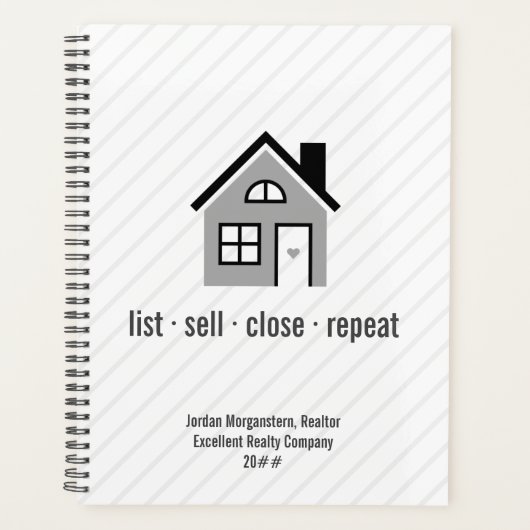 実在不動産仲介業者プランナー プランナー手帳 (正面)