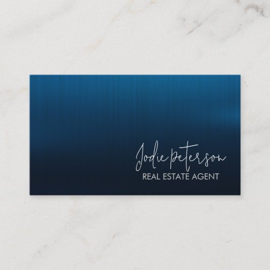 実在不動産仲介業者不動産事業 名刺 (正面)