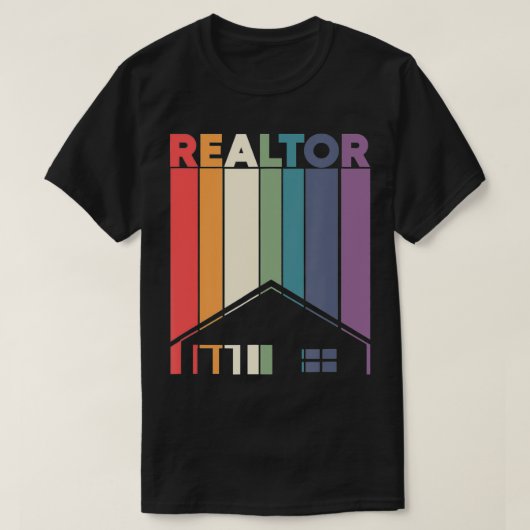 実在不動産仲介業者女性 Tシャツ (デザイン正面)