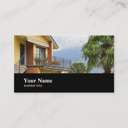 実在不動産仲介業者鑑定士 名刺 (正面)