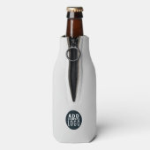 実在不動産会社が私を閉じる追加ロゴを表示 ボトルクーラー (ボトル裏面)