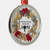 実在不動産募集贈答品クリスマスお願い箱 メタルオーナメント (右)