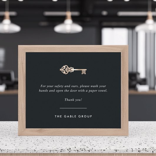 実在不動産又はリテールバスルーム手洗い ポスター