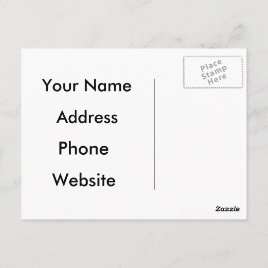 実在不動産取次広告会社の郵便 ポストカード (裏面)