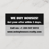 実在不動産売り買手 名刺 (正面)