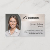 実在不動産屋エレガント銀不動産仲介業者写真 名刺 (正面)