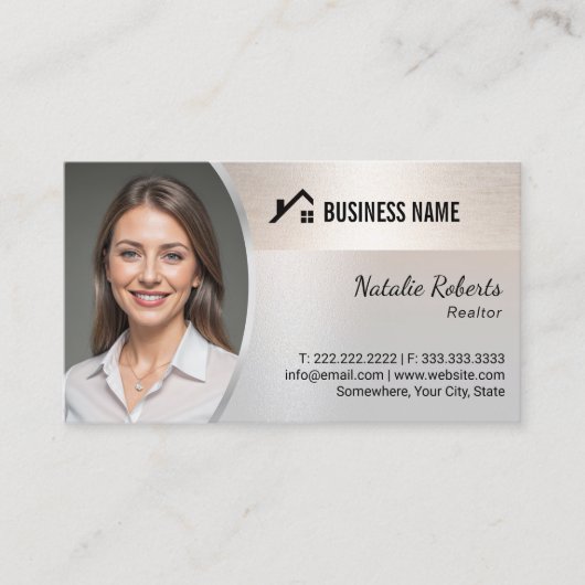 実在不動産屋エレガント銀不動産仲介業者写真 名刺 (正面)