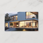 実在不動産屋ブルー 名刺 (裏面)