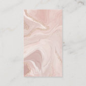 実在不動産建物 |ピンクの大理石 名刺 (裏面)