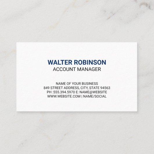 実在不動産建物 | プロパティの名刺 名刺 (裏面)