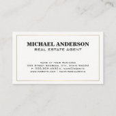 実在不動産建物 |ワイヤフレーム背景 名刺 (裏面)