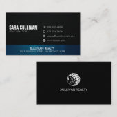 実在不動産業者の不動産仲介業者 名刺 (正面/裏面)
