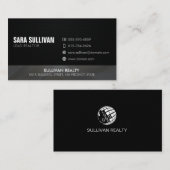 実在不動産業者の不動産仲介業者 名刺 (正面/裏面)