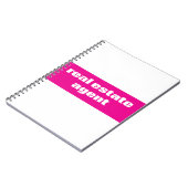 実在不動産業者ピンク ノートブック (左側)