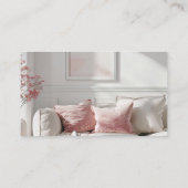 実在不動産業者ピンク 名刺 (裏面)