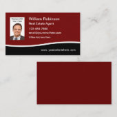 実在不動産業者写真テンプレート名刺 名刺 (正面/裏面)