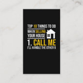 実在不動産業者 名刺 (正面)