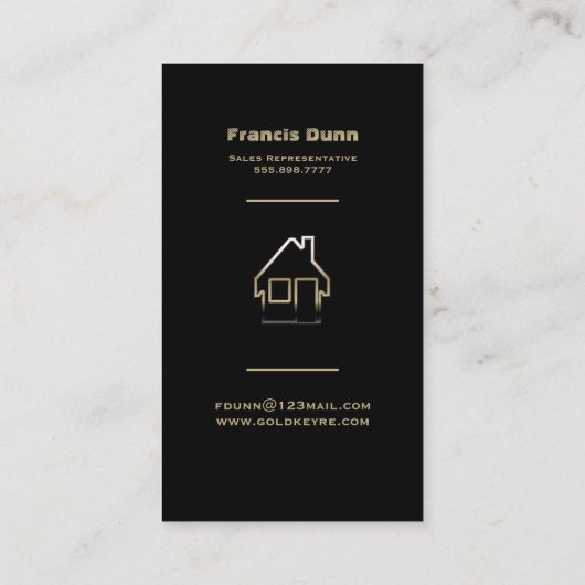 実在不動産業者 名刺 (裏面)