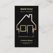 実在不動産業者 名刺 (正面)