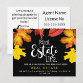 実在不動産秋紹介発表 案内ポストカード (正面/裏面)