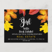 実在不動産秋紹介発表 案内ポストカード (正面)