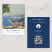 実在不動産管理QRコード 名刺 (正面/裏面)