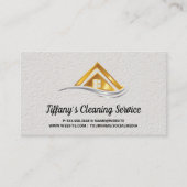 実在不動産金ゴールドロゴ 名刺 (正面)