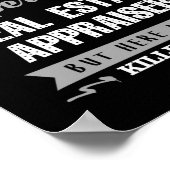 実在不動産鑑定士が殺すおもしろい ポスター (角)