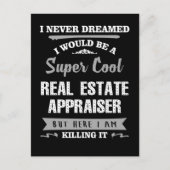 実在不動産鑑定士が殺すおもしろい ポストカード (正面)