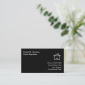 実在不動産鑑定士 名刺 (スタンド正面)