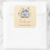 実在不動産 |ウオーターカラーハウス花 スクエアシール (バッグ)