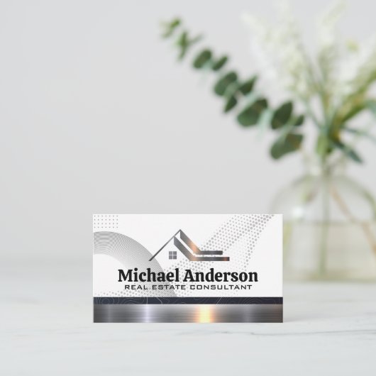 実在不動産 |プロフェッショナル 名刺 (スタンド正面)