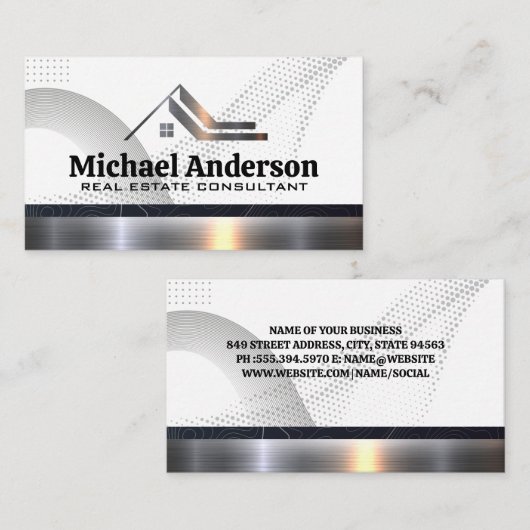 実在不動産 |プロフェッショナル 名刺 (正面/裏面)