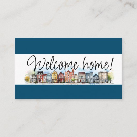 実在不動産、不動産仲介業者、ブローカー 名刺 (正面)