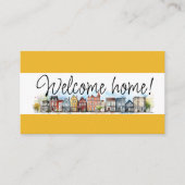 実在不動産、不動産仲介業者、ブローカー 名刺 (正面)