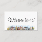 実在不動産、不動産仲介業者、ブローカー 名刺 (正面)